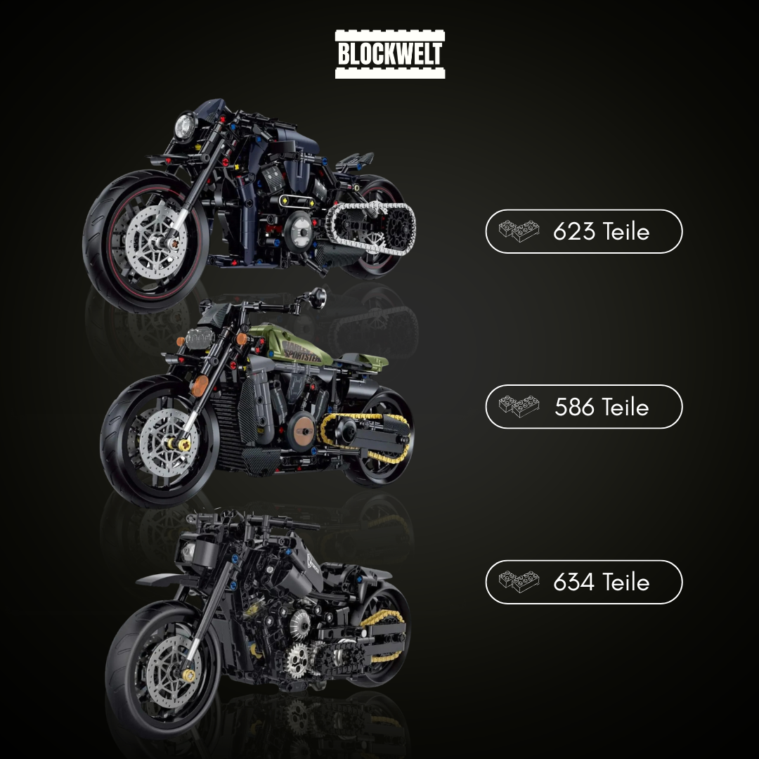 Ultimative Motorrad-Kollektion – Black Rod | Sportster | Classic
