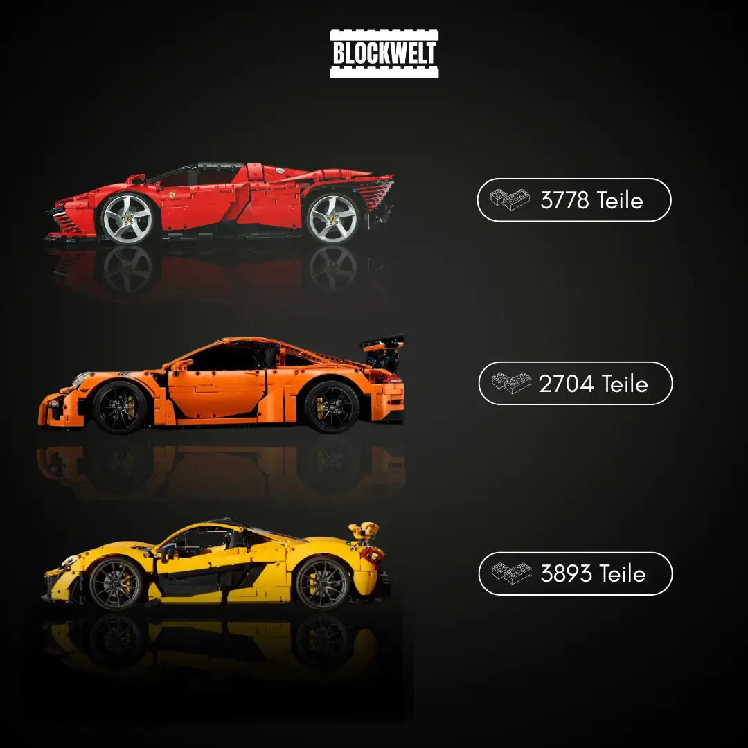 Ultimative Supersportwagen-Kollektion – Daytona SP3 | 911 GT3 RS | P1