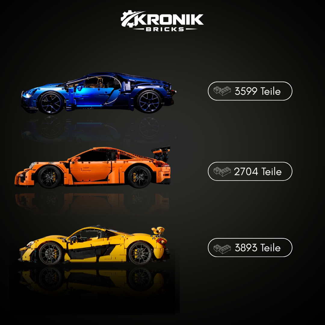 Ultimative Supersportwagen-Kollektion – Chiron | 911 GT3 RS | P1