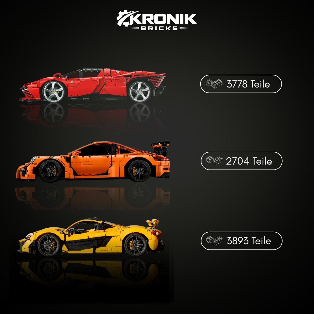 Ultimative Supersportwagen-Kollektion – Daytona SP3 | 911 GT3 RS | P1
