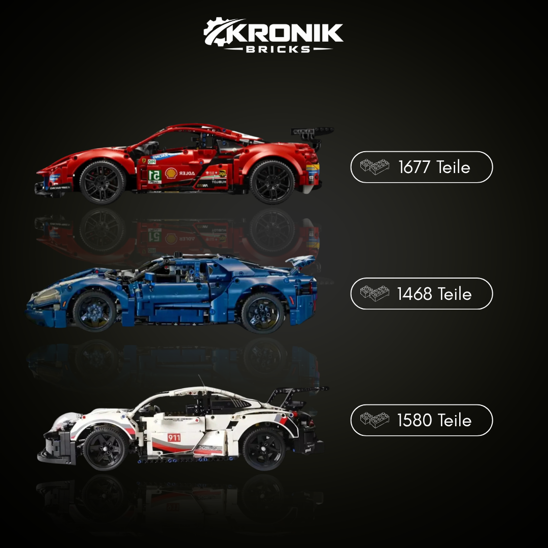 Ultimative Rennwagen-Kollektion –488 GTE | FD GT (2022) | 911 RSR