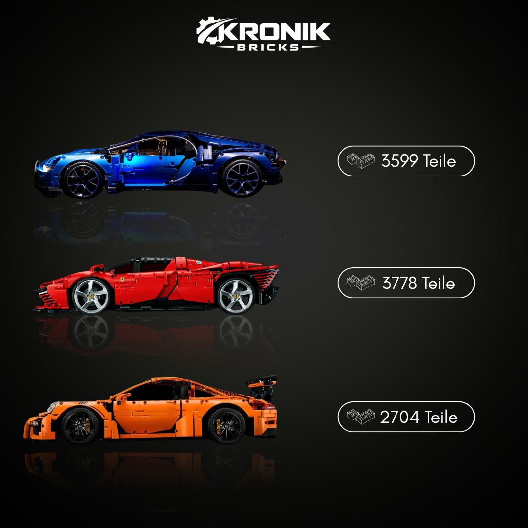 Ultimative Supersportwagen-Kollektion – Chiron | Daytona SP3 | 911 GT3 RS