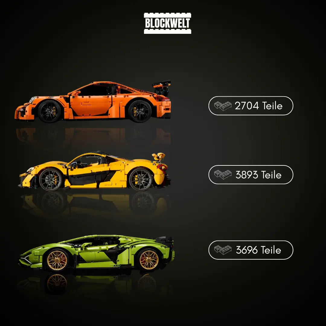 Ultimative Supersportwagen-Kollektion – 911 GT3 RS | P1 | Sián FKP 37