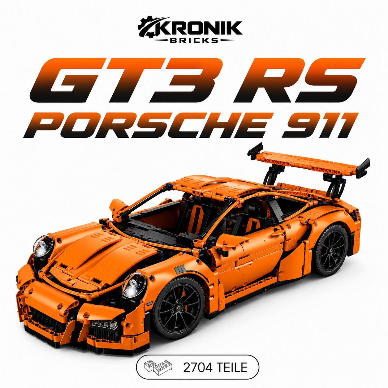 911 GT3 RS – Modellbausatz (2704 Teile)